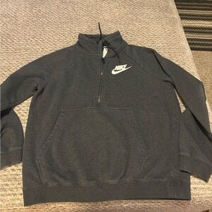 Nike Charcoal Half-Zip Pullover